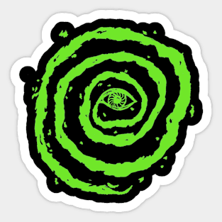 All-Seeing Void (Green) Sticker